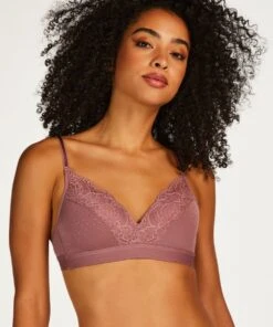 Hunkemöller Dames Lingerie Voorgevormde Bh Zonder Beugel Sophie - Paars - Maat B75 -LingaDore Ondergoed Winkle 1000x1200 11