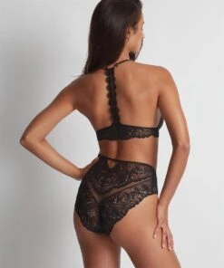 Aubade Flowermania Tailleslip Zwart 42 -LingaDore Ondergoed Winkle 1000x1200 175