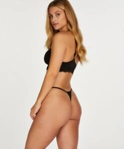 Hunkemöller Dames Lingerie 3-pack Strings Maxime - Zwart - Maat XL -LingaDore Ondergoed Winkle 1000x1200 194