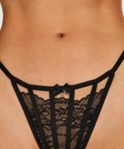 Hunkemöller Dames Lingerie 3-pack Strings Maxime - Zwart - Maat XL -LingaDore Ondergoed Winkle 1000x1200 195