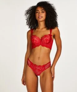 Hunkemöller Dames Lingerie Voorgevormde Longline Beugel Bh Elissa - Rood - Maat B80 -LingaDore Ondergoed Winkle 1000x1200 43