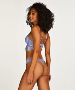 Hunkemöller Dames Lingerie Voorgevormde Longline Beugel Bh Marilee - Paars - Maat C90 -LingaDore Ondergoed Winkle 1000x1200 55