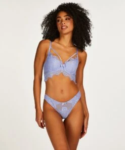 Hunkemöller Dames Lingerie Voorgevormde Longline Beugel Bh Marilee - Paars - Maat C90 -LingaDore Ondergoed Winkle 1000x1200 56