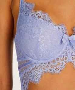 Hunkemöller Dames Lingerie Voorgevormde Longline Beugel Bh Marilee - Paars - Maat C90 -LingaDore Ondergoed Winkle 1000x1200 57