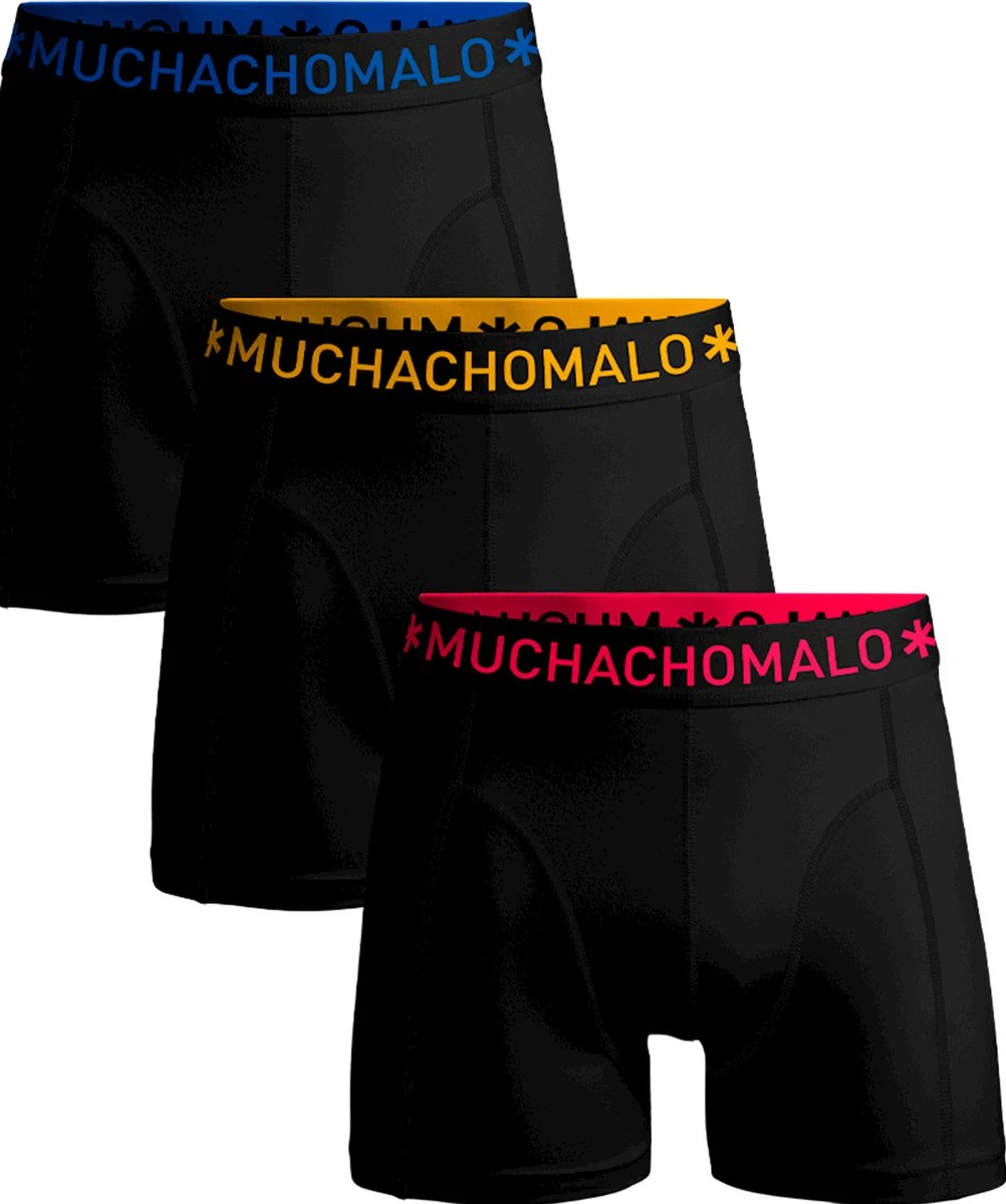 Muchachomalo-3-pack Onderbroeken Voor Mannen-Elastisch Katoen-Boxershorts - Maat L 3 Muchachomalo-3-pack Onderbroeken Voor Mannen-Elastisch Katoen-Boxershorts - Maat L