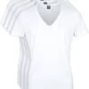 Suitable - T-shirt Wit Diepe V-hals Vitaru Stretch 2 Pack - Maat L - Slim-fit