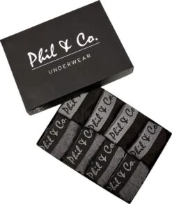 Phil & Co Boxershorts Heren Multipack Zwart/Antraciet 8-Pack - Maat 3XL | Onderbroek -LingaDore Ondergoed Winkle 1013x1200 1