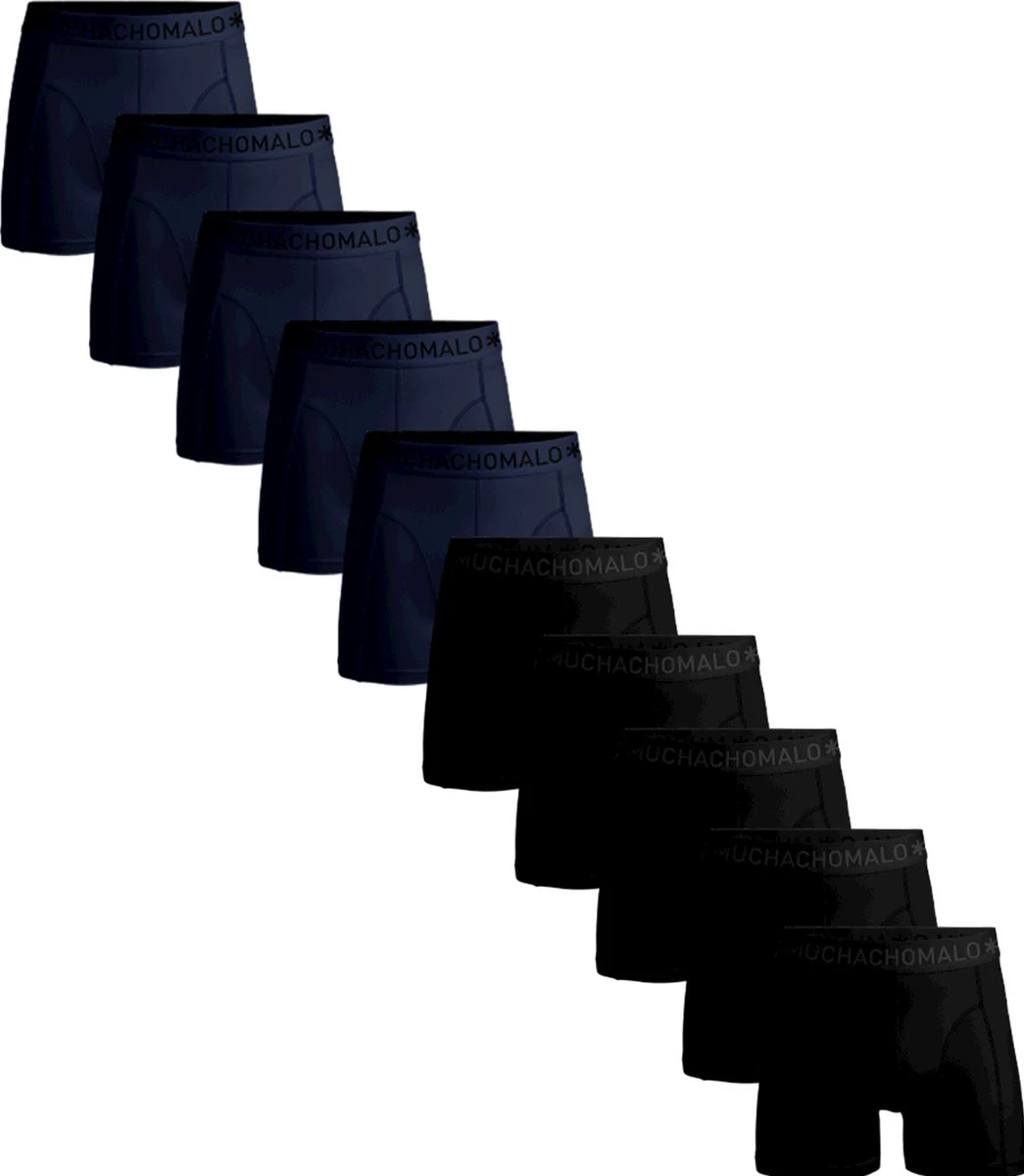 Muchachomalo-10-pack Onderbroeken Voor Mannen-Elastisch Katoen-Boxershorts - Maat XL 3 Muchachomalo-10-pack Onderbroeken Voor Mannen-Elastisch Katoen-Boxershorts - Maat XL