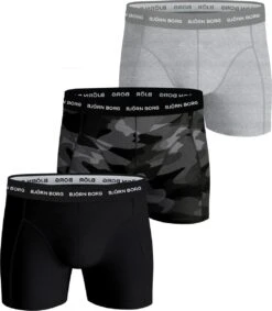 Bjorn Borg 3p SHORTS SHADELINE SAMMY - Sportonderbroek Casual - Mannen - Zwart - S -LingaDore Ondergoed Winkle 1046x1200 4