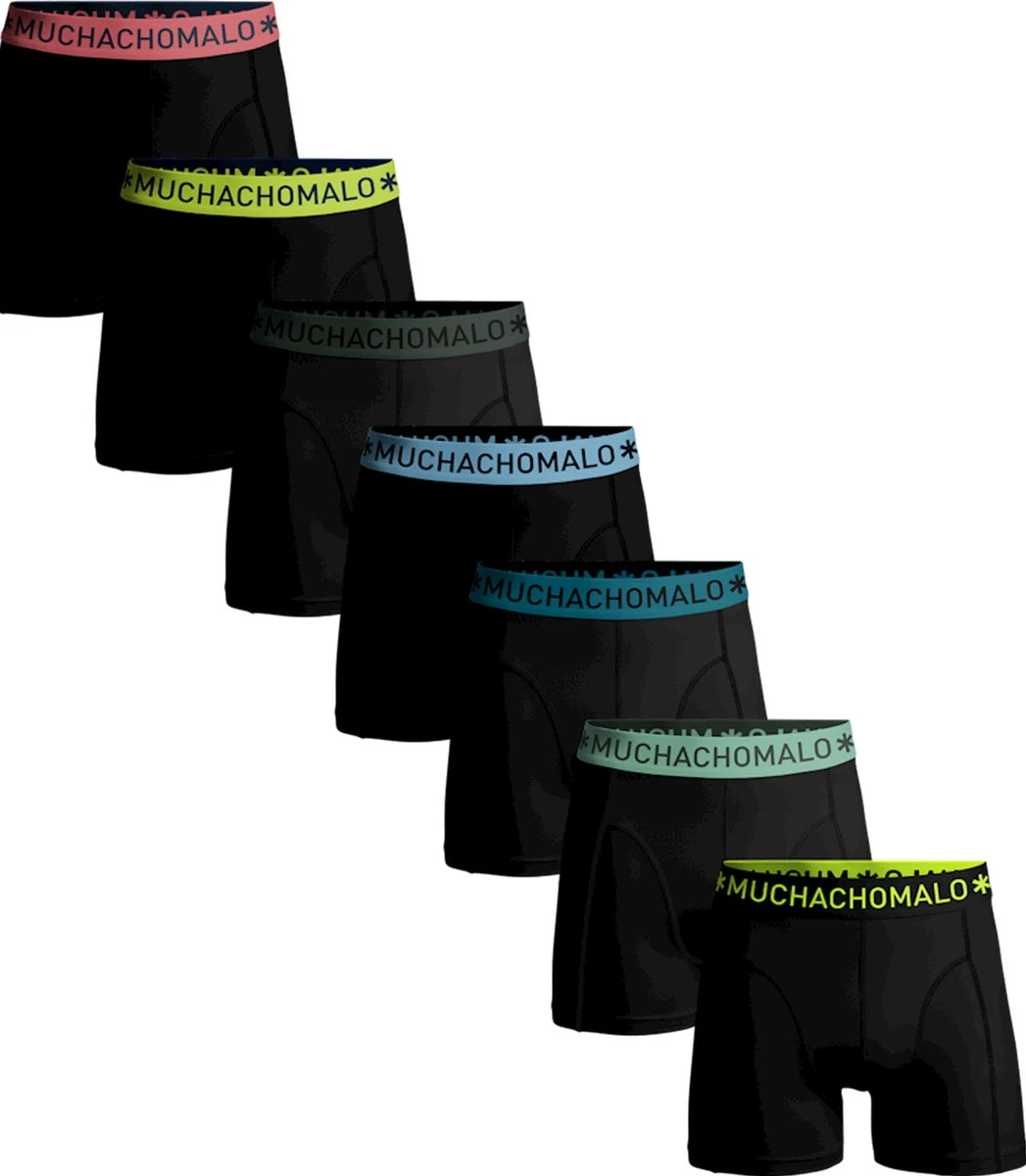 Muchachomalo-7-pack Onderbroeken Voor Mannen-Elastisch Katoen-Boxershorts - Maat M 3 Muchachomalo-7-pack Onderbroeken Voor Mannen-Elastisch Katoen-Boxershorts - Maat M
