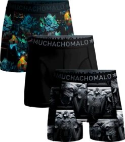 Muchachomalo-3-pack Onderbroeken Voor Mannen-Elastisch Katoen-Boxershorts - Maat XL -LingaDore Ondergoed Winkle 1053x1200 3