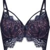 Hunkemöller Dames Lingerie Voorgevormde Longline Beugel Bh Marilee - Blauw - Maat E75 -LingaDore Ondergoed Winkle 1077x1200