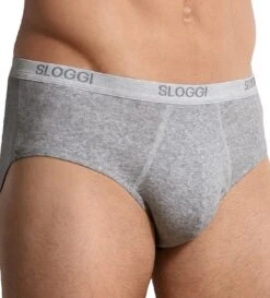 Sloggi Men Basic Heren Midi Slip - 2-pack - Grey Marle - Maat L -LingaDore Ondergoed Winkle 1084x1200 7
