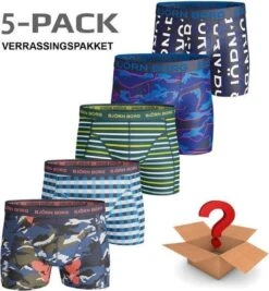 Björn Borg - Heren - Onderbroeken - Verrassingspakket - 5 Pack Boxers - Maat XXL