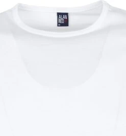 Alan Red Derby Heren T-shirt Extra Lang Wit Rond 2-Pack - XXL -LingaDore Ondergoed Winkle 1114x1200