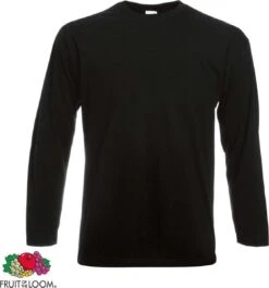 5 Fruit Of The Loom Value Weight Longsleeve T-shirt Zwart XL -LingaDore Ondergoed Winkle 1117x1200 6