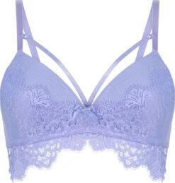 Hunkemöller Dames Lingerie Voorgevormde Bh Zonder Beugel Marilee - Paars - Maat D75