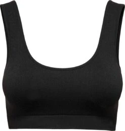 Only Onderbroek Onlvicky Rib Seamless Bra 15283845 Black Dames Maat - S/M