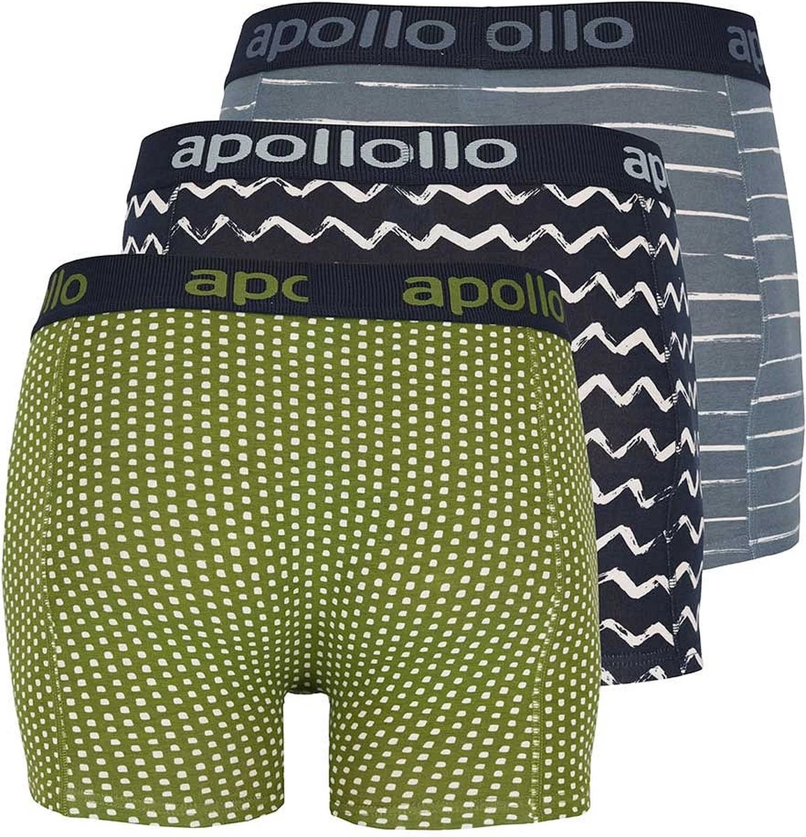 Apollo® Apollo | Boxershort Heren Daily | 3-Pack | Maat XL | Heren Boxershort | Ondergoed Heren | Boxershort Multipack | Boxershorts Heren 5 Apollo® Apollo | Boxershort Heren Daily | 3-Pack | Maat XL | Heren Boxershort | Ondergoed Heren | Boxershort Multipack | Boxershorts Heren - Afbeelding 3