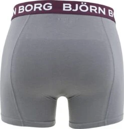 Björn Borg Boxershorts Essential (3 Pack) - Cotton Stretch Boxers Normale Lengte - Zwart - Grijs En Bordeaux - Maat: L -LingaDore Ondergoed Winkle 1158x1200 1