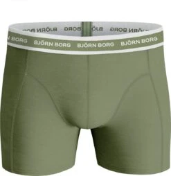 Björn Borg Boxershort Cotton Stretch - Onderbroeken - Boxer - 3 Stuks - Heren - Maat M - Groen/Zwart -LingaDore Ondergoed Winkle 1167x1200 13