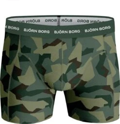 Björn Borg Boxershort Cotton Stretch - Onderbroeken - Boxer - 3 Stuks - Heren - Maat M - Groen/Zwart -LingaDore Ondergoed Winkle 1167x1200 14