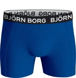 Björn Borg Boxershort Cotton Stretch - Onderbroeken - Boxer - 3 Stuks - Heren - Maat M - Blauw/Zwart -LingaDore Ondergoed Winkle 1168x1200 15
