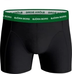 Björn Borg Boxershort Cotton Stretch- Onderbroeken - Boxer - 5 Stuks - Heren - Maat M - Blauw/Zwart/Groen -LingaDore Ondergoed Winkle 1168x1200 9