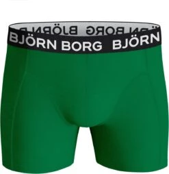 Björn Borg Boxershorts Essential ( 3-pack) - Cotton Stretch Boxers Normale Lengte - Zwart - Groen En Zwart Met Groene Print - Maat: XL -LingaDore Ondergoed Winkle 1169x1200 2