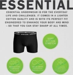 Björn Borg Solid 3-pack Heren Boxershort Maat L -LingaDore Ondergoed Winkle 1169x1200
