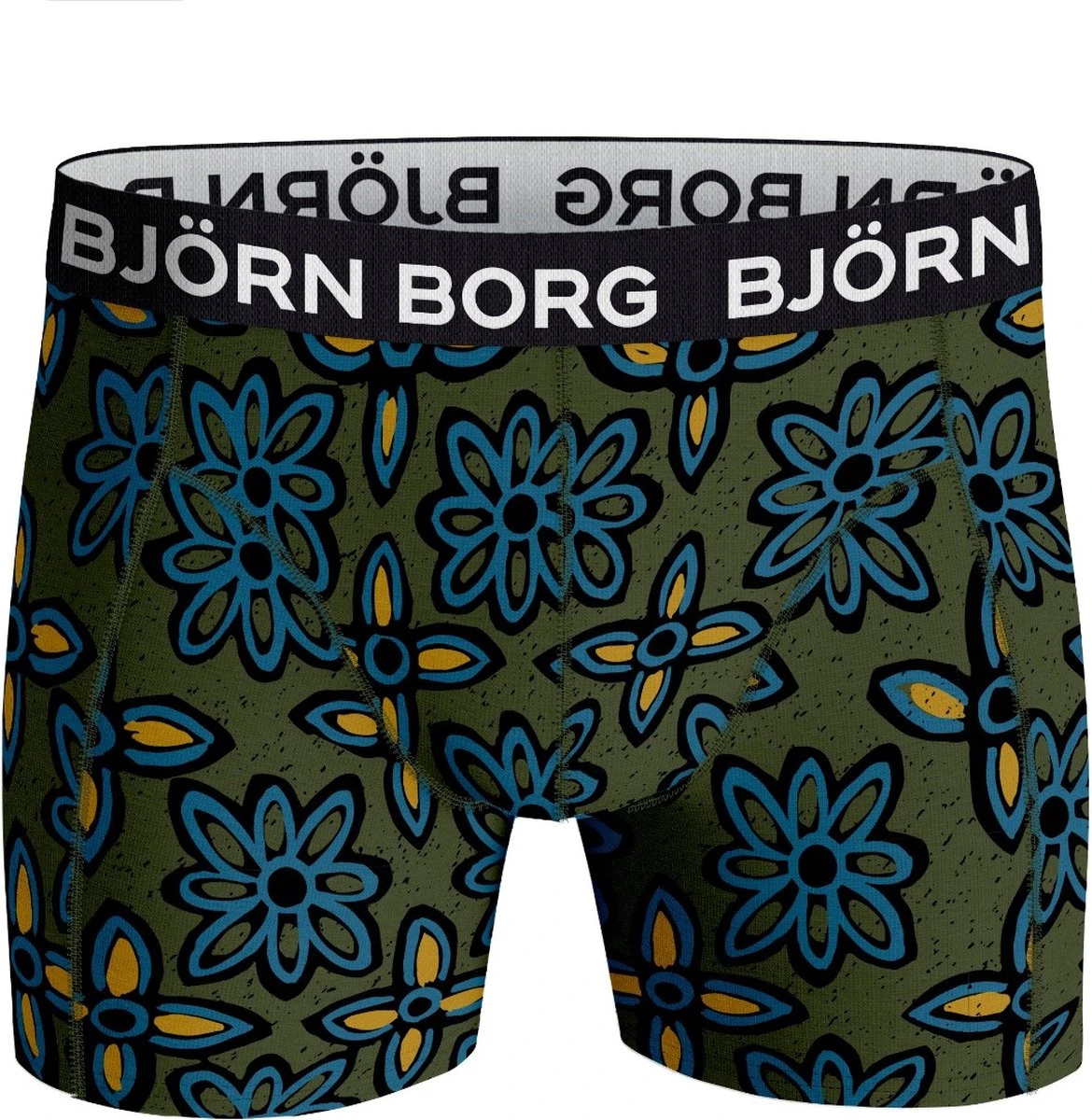 Björn Borg Boxershorts Essential (3 Pack) - Cotton Stretch Boxers Normale Lengte - Zwart - Donkerblauw En Print - Maat: L 4 Björn Borg Boxershorts Essential (3 Pack) - Cotton Stretch Boxers Normale Lengte - Zwart - Donkerblauw En Print - Maat: L - Afbeelding 2