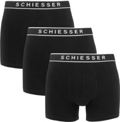 Schiesser 95/5 Organic Heren Shorts - Zwart - 3 Pack - Maat M -LingaDore Ondergoed Winkle 1175x1200 2