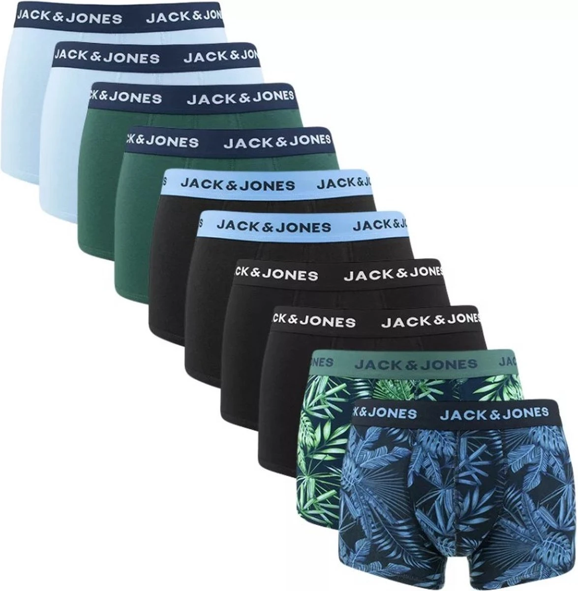 JACK&JONES JACMARC TRUNKS 10 PACK Heren Onderbroek - Maat XL 3 JACK&JONES JACMARC TRUNKS 10 PACK Heren Onderbroek - Maat XL