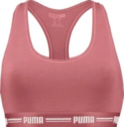 Puma - Iconische Racer Back Dames Beha - Maat M