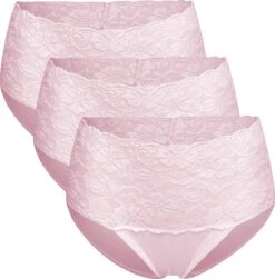 Nina Von C. Dames Taille Pants 3 Pack Fine Cotton