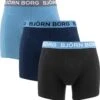 Björn Borg Boxershorts Essential (3 Pack) - Cotton Stretch Boxers Normale Lengte - Blauw - Maat: L -LingaDore Ondergoed Winkle 1180x1200 7
