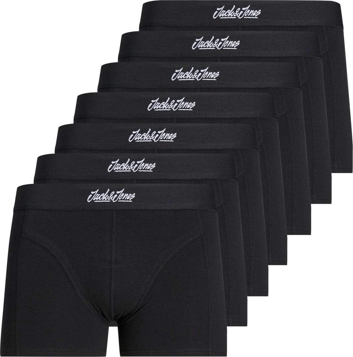 Jack & Jones - Heren Onderbroeken 7-Pack Boxers Jacorganic Weekmix - Zwart - Maat S 3 Jack & Jones - Heren Onderbroeken 7-Pack Boxers Jacorganic Weekmix - Zwart - Maat S