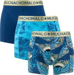 Muchachomalo Night Owl - Onderbroeken Heren - Boxershorts Heren - Blauw Met Print - 3 Pack - Maat L -LingaDore Ondergoed Winkle 1185x1200 9