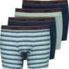 TOM TAILOR Kentucky 4-pack Heren Long Boxershorts - Blauw/groen - Maat XL 1 TOM TAILOR Kentucky 4-pack Heren Long Boxershorts - Blauw/groen - Maat XL -LingaDore Ondergoed Winkle 1190x1200