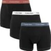 Calvin Klein Trunks (3-pack) - Heren Boxers Normale Lengte - Zwart Met Gekleurde Tailleband - Maat: M -LingaDore Ondergoed Winkle 1192x1200 1