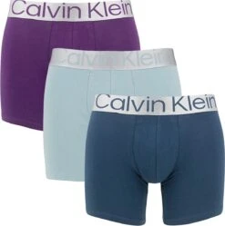 Calvin Klein Reconsidered Steel 3P Long Boxers Multi II - XL