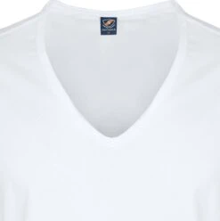 Suitable - T-shirt Wit Diepe V-hals Vitaru Stretch 2 Pack - Maat L - Slim-fit -LingaDore Ondergoed Winkle 1196x1200 3