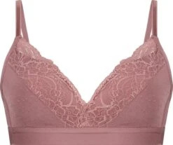 Hunkemöller Dames Lingerie Voorgevormde Bh Zonder Beugel Sophie - Paars - Maat B75