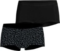 Björn Borg Dames Cotton Stretch 2P Mini Boxershorts Zwart - M