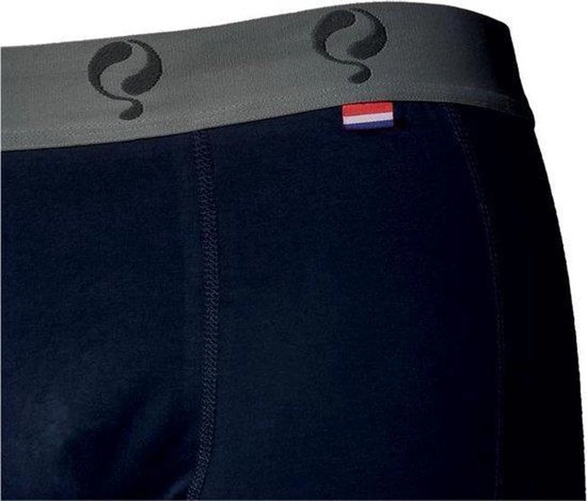 Quick Q1905 Bodywear Heren Boxershorts 6-Pack Zwart Grijs Blauw Rood Jeans Navy 5 Quick Q1905 Bodywear Heren Boxershorts 6-Pack Zwart Grijs Blauw Rood Jeans Navy - Afbeelding 3