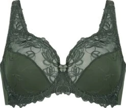 Hunkemöller Dames Lingerie Niet-voorgevormde Beugel Bh Diva - Groen - Maat E85