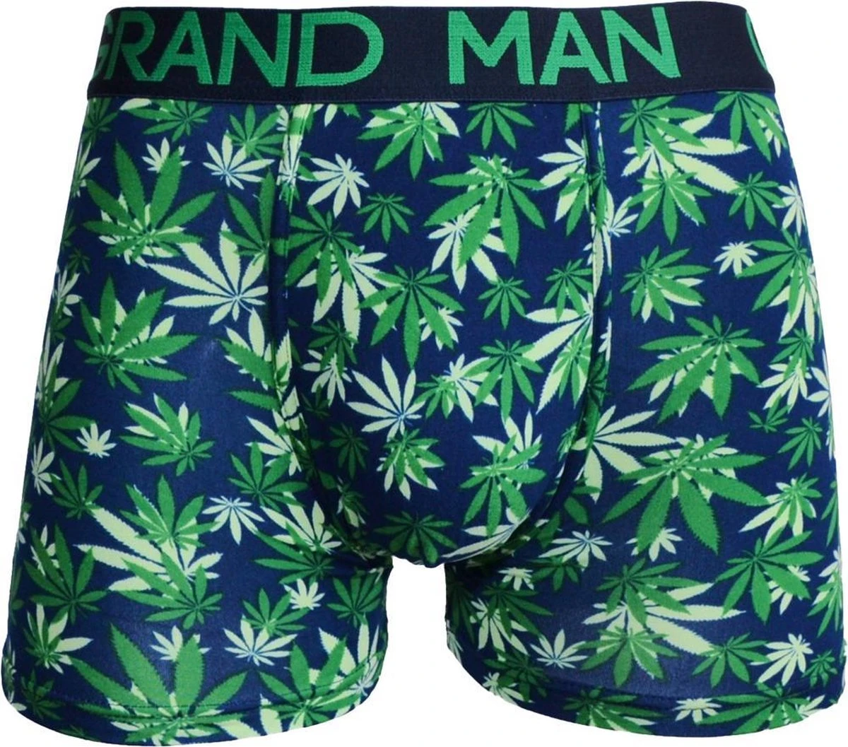 GRAND MAN Katoenen Boxershorts 3-pack Wiet Cannabis - Maat XXL 5 GRAND MAN Katoenen Boxershorts 3-pack Wiet Cannabis - Maat XXL - Afbeelding 3