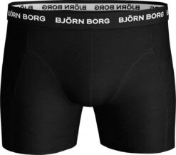 Bjorn Borg Solid Essential Heren Boxershort-3P-Zwart-Maat S -LingaDore Ondergoed Winkle 1200x1061 1