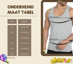 SPRUCE UP - Onderhemden - Hemden Heren - Onderhemd Heren - Grijs - Tanktop Heren - Mouwloos - Heren Ondergoed - Ronde Hals - Maat XL 8 SPRUCE UP - Onderhemden - Hemden Heren - Onderhemd Heren - Grijs - Tanktop Heren - Mouwloos - Heren Ondergoed - Ronde Hals - Maat XL -LingaDore Ondergoed Winkle 1200x1064 9