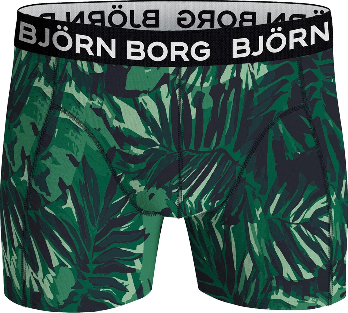 Björn Borg Boxershort Cotton Stretch- Onderbroeken - Boxer - 5 Stuks - Heren - Maat L - Groen/Zwart 5 Björn Borg Boxershort Cotton Stretch- Onderbroeken - Boxer - 5 Stuks - Heren - Maat L - Groen/Zwart - Afbeelding 3